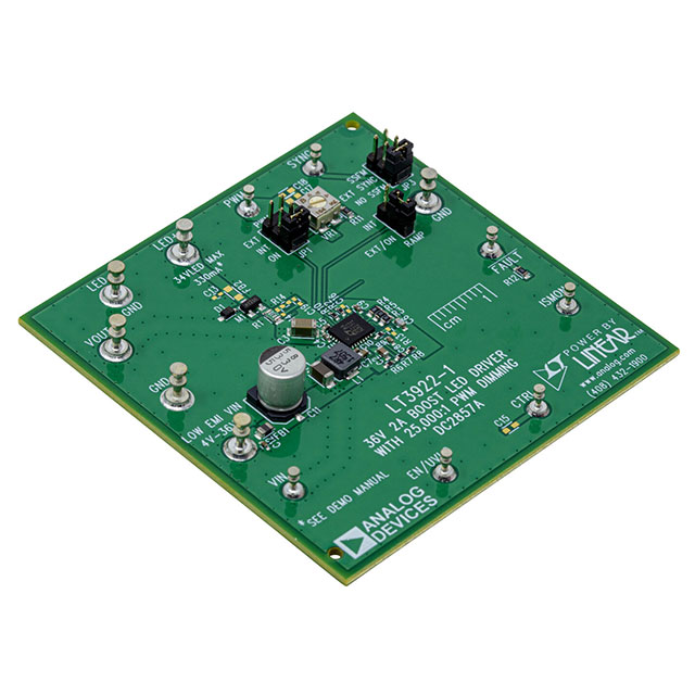 DC2857A Analog Devices Inc.  Cartes d'évaluation - Pilotes LED